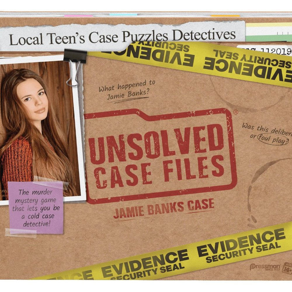 Pressman Unsolved Case Files: Jamie Banks - Crime Solving Party Game